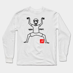 YEAH OKAY (YOGA) Long Sleeve T-Shirt